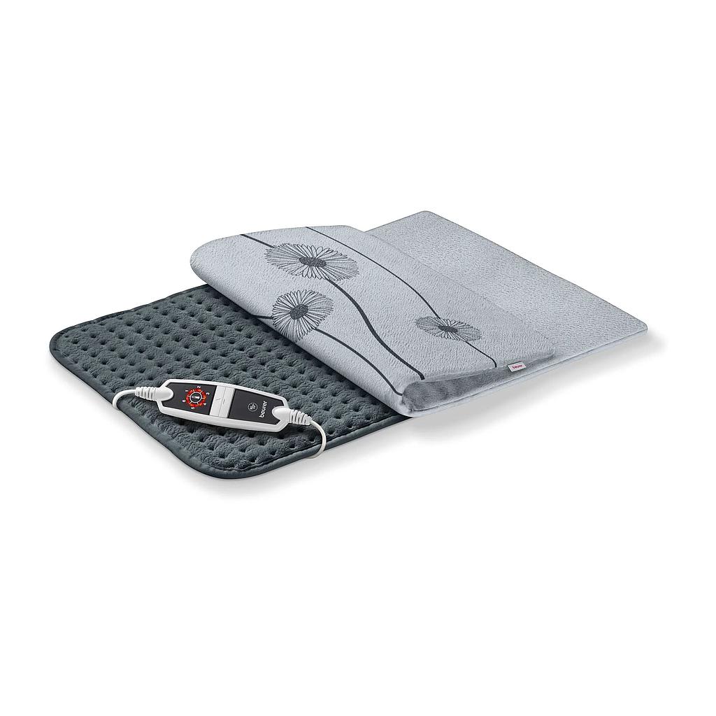 Coussin chauffant 60x40 cm - 100W - 6 positions - Gris - BEURER HK125